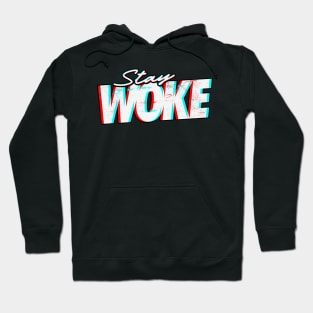 Stay Woke - 3D Effect Hoodie